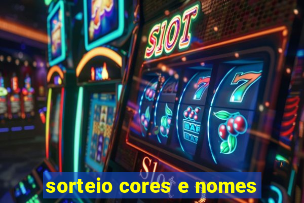 sorteio cores e nomes